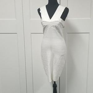 Off White Bandage Dress